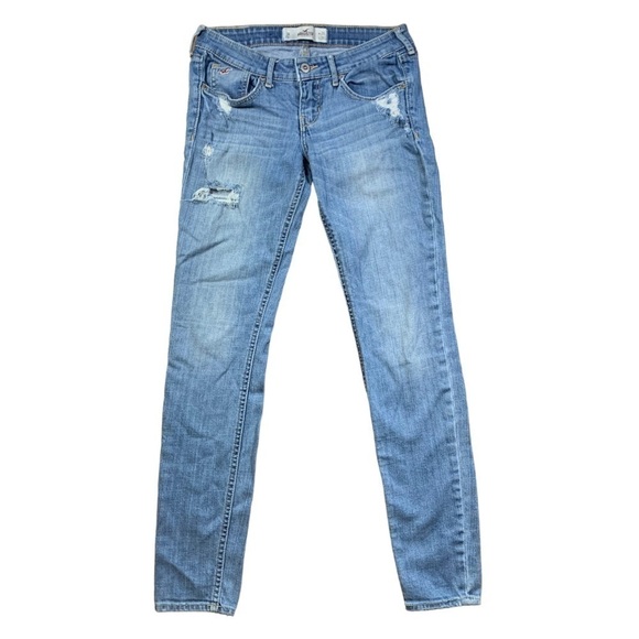 Hollister Straight Leg Slightly Distressed Jean - Picture 1 of 8